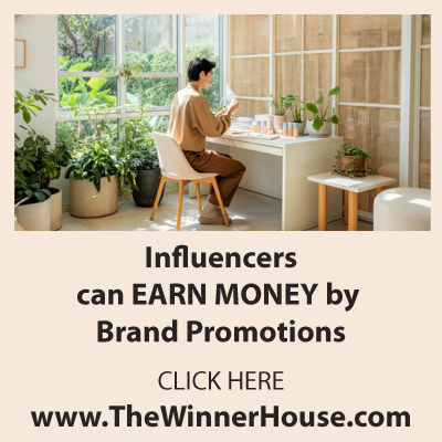 Influencers can earn money by brand endorsements